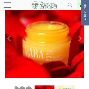 Ajara Ayurveda Eye Cream. Barely used. 95% left in jar.